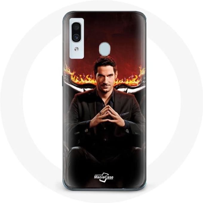 Coque - Lucifer - Samsung Galaxy A30 - Souple - Noir - Protection