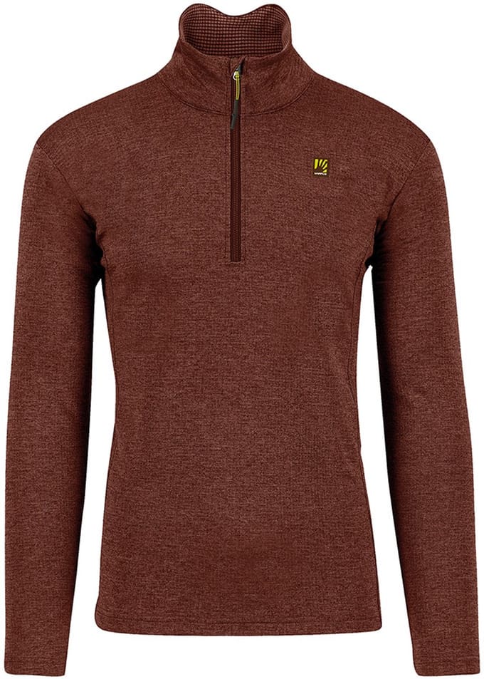 Karpos Pizzocco Fleece Met Halve Rits Bruin L Man