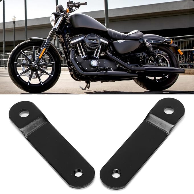 Gas Brandstoftank Verhoger Beugel Hefset Motorfiets Accessoire65mm2.56in 65mm / 2.6in black