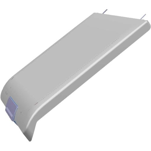 AEG deksel, kompleet, wit/zilver 140228206045