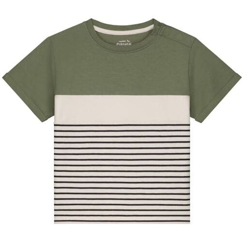 Prénatal peuter T-shirt Light Khaki Green 74 heren