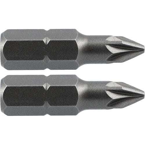 Labor schroefbit PZ2x25mm (2 Stuks)