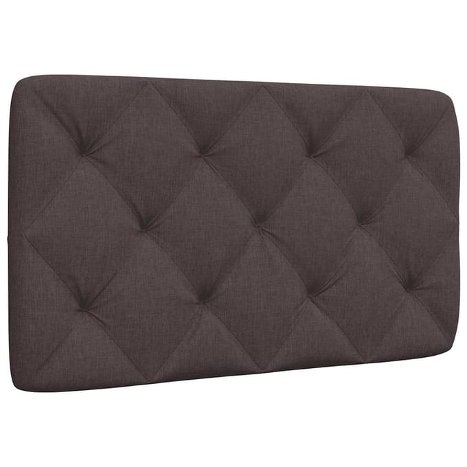 vidaXL - Hoofdbordkussen - 80 - cm - stof - donkerbruin