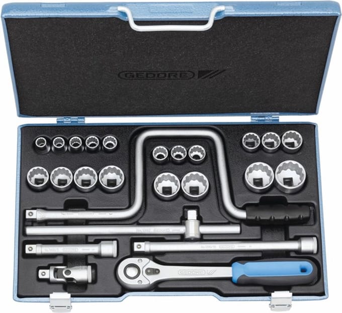 Dopsleutelset D-19Tmu-10 (2) Gedore