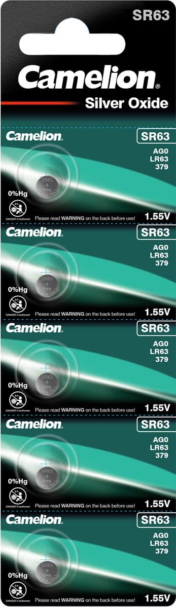 Camelion SR63W 379 horloge batterijen 5 stuks