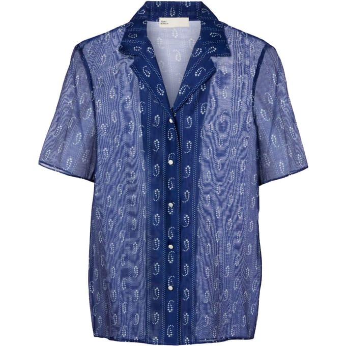 Tory Burch Blauwe hemden