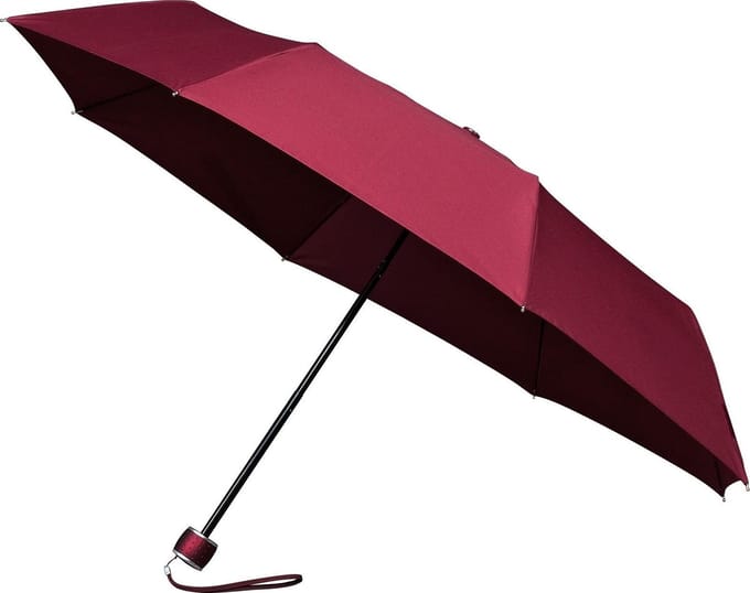 miniMAX Windproof Paraplu - 100 cm - Handopening - Bordeaux Rood