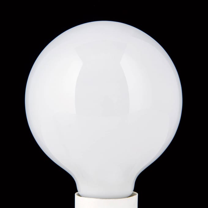 ORION LED bollamp E27 6W G80 opaal dimbaar