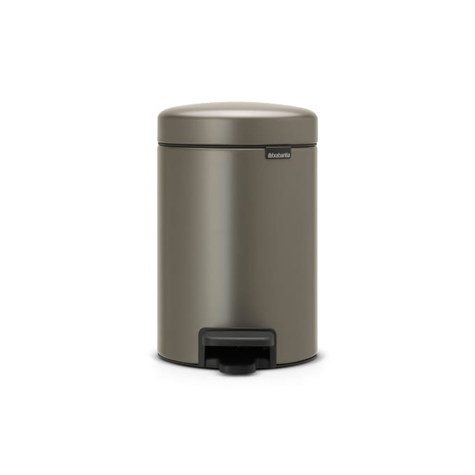 Brabantia NewIcon Prullenbak - 3 liter - Badkamer - Platinum