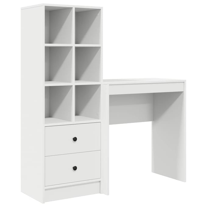 vidaXL - Bureau - Wit - 115,5 - x - 40 - x - 127 - cm - 2 - st