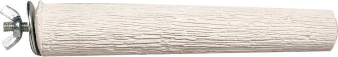 Flamingo Vogel Calcium Zitstok - Wit - 26 cm x 40 mm