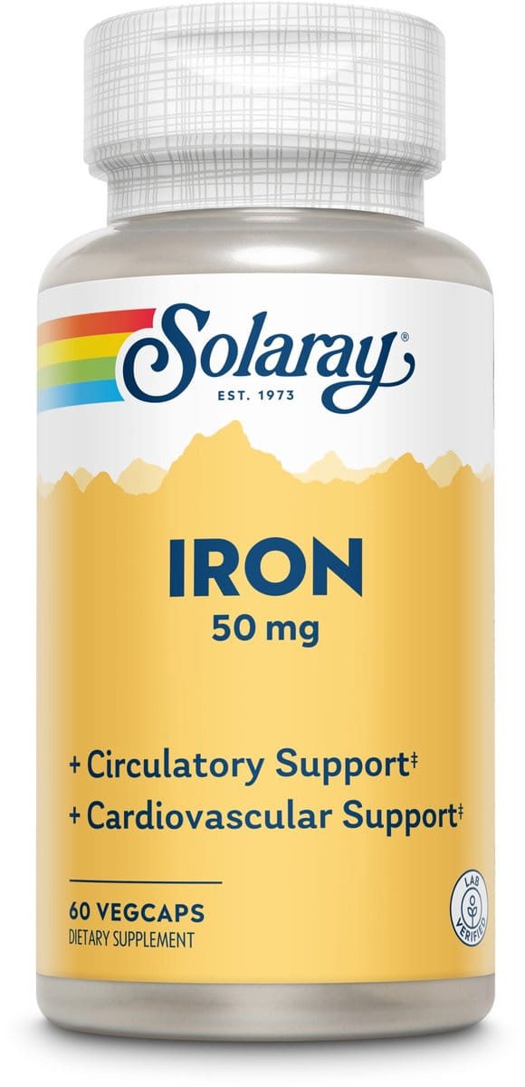 Solaray IJzer 50 mg - 60 capsules