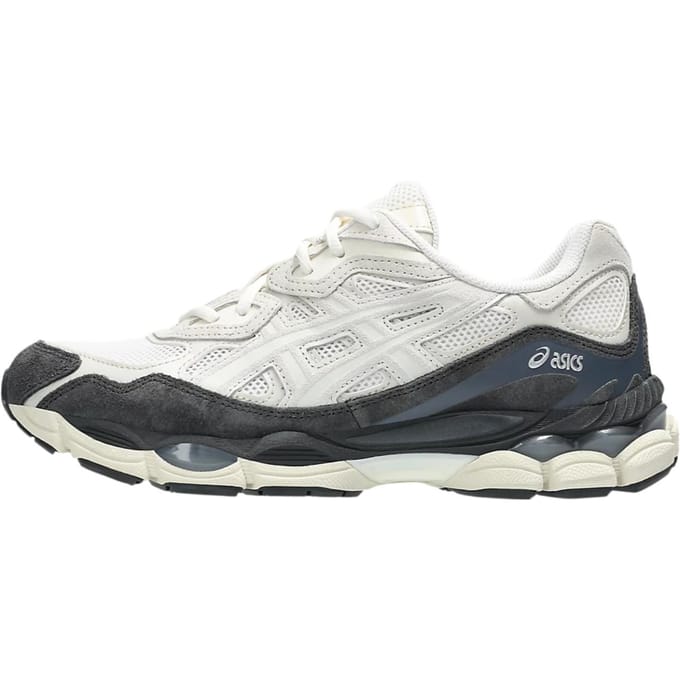 ASICS Gel NYC Wit Rookgrijs Unisex Sneakers 1203A383-111 38