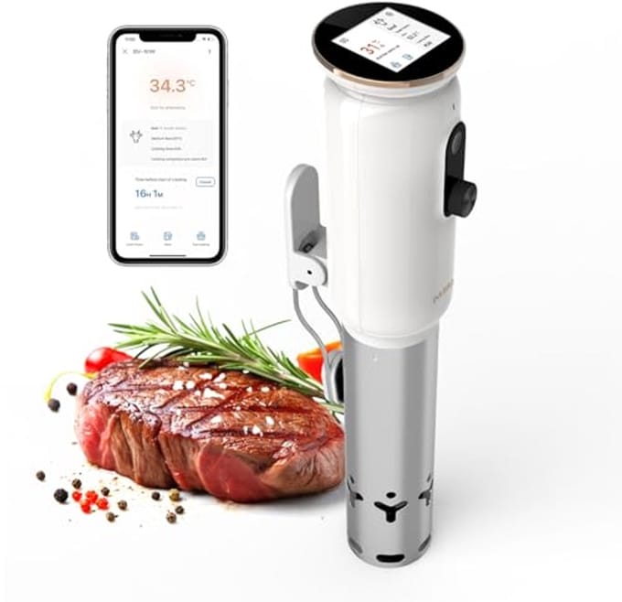 WiFi Vacuum Cooking met Verwarming - 1000W, TFT Scherm, Temperatuurcontrole 0℃-95℃