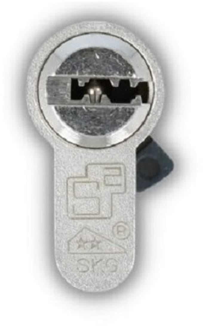 2 stuks - S2 veiligheidscilinder F6 K55/55 SKG 2, knopcilinder (verschillend sluitend)