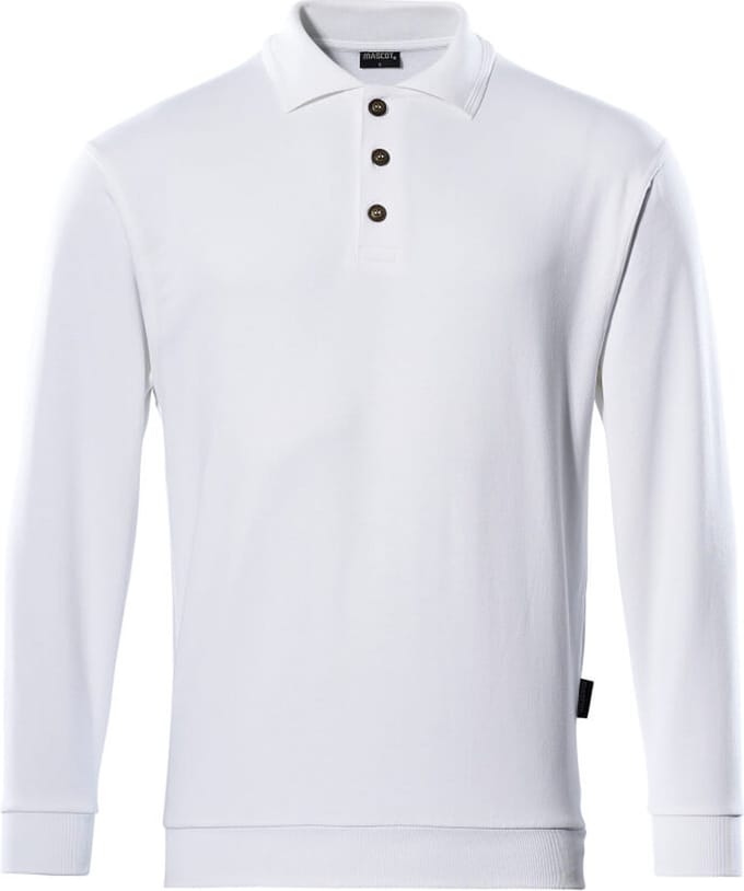 Mascot Crossover Polosweatshirt 00785-280 - Wit - XL