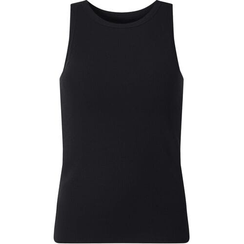 ESMARA Geribde dames bh-top (Zwart, M (40/42))