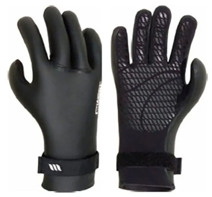 West 5 Fingers Handschoenen 1.5 Mm Zwart L