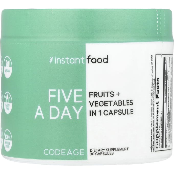 Vijf Per Dag, Fruit + Groente, 1 Capsule, 30 Capsules