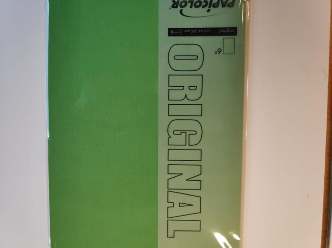 Papicolor Original Papier A4 200 gsm 6 Sheets Grasgroen