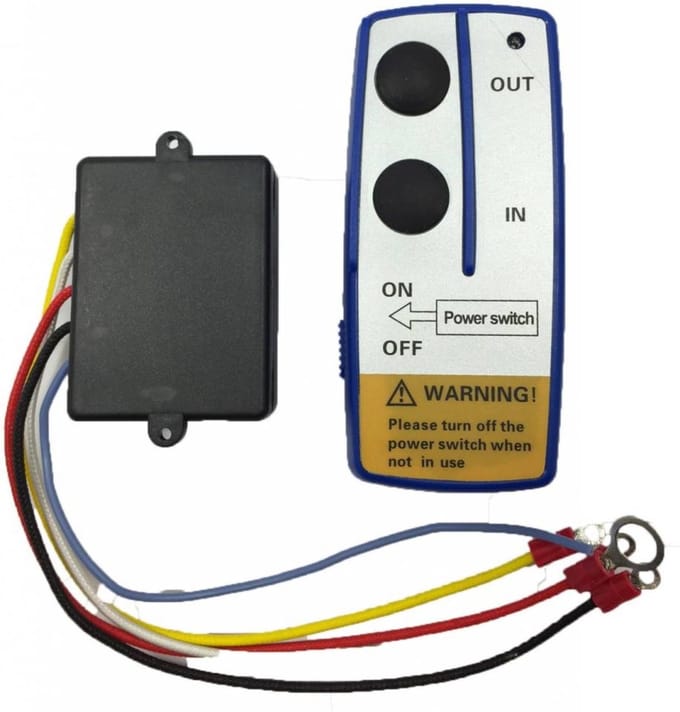 Benson Draadloze afstandsbediening lier - 12 Volt - 6 meter bereik - Lichtgewicht