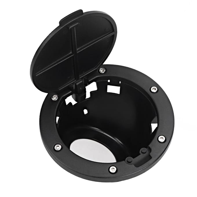 Zwarte ABS Tankdop Cover Past voor Jeep Wrangler JK 2007 2017 Auto Accessoire black