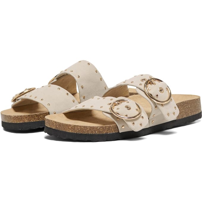 ONLY MAXI 15 Polyurethaan Dames Crème Sandalen