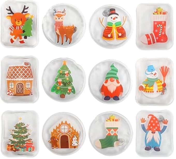 12 Stuks Herbruikbare Handwarmers voor Koude Dagen - Mini Warmwaterflessen
