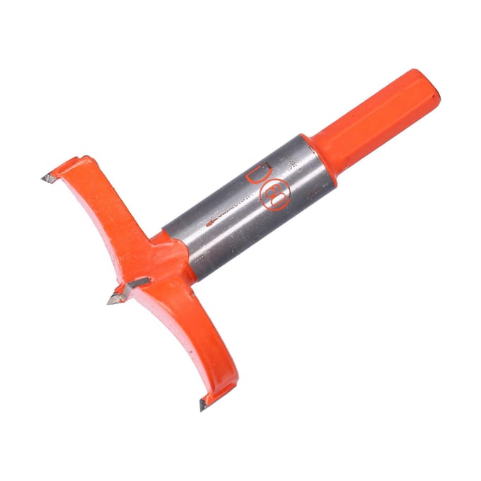 Mèche Forstner Carbure Mèche à Aléser Ouvreur de Trous de Charnière Mèche de Perçage pour Bois 60 mm