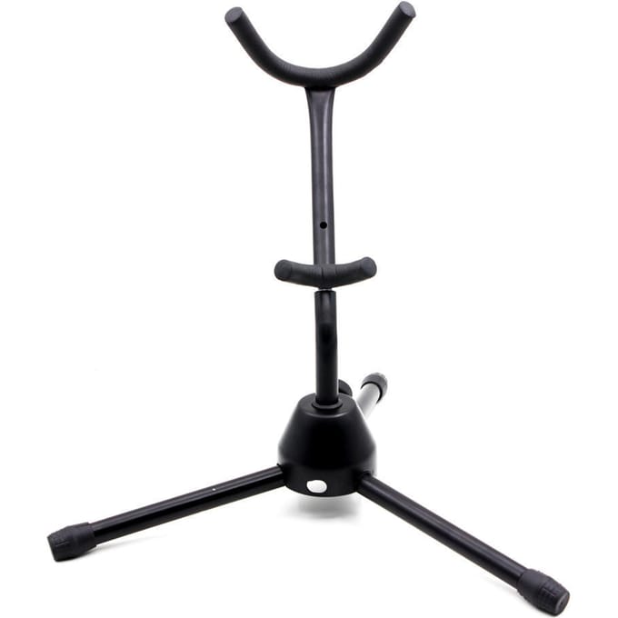 Support de trépied support jambe en métal détachable Portable pliable pour Saxophone Tenor/Alto gray