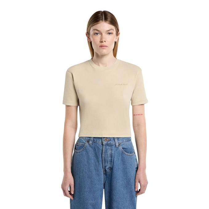 Dickies Plentywood T-shirt Met Korte Mouwen Beige M Vrouw