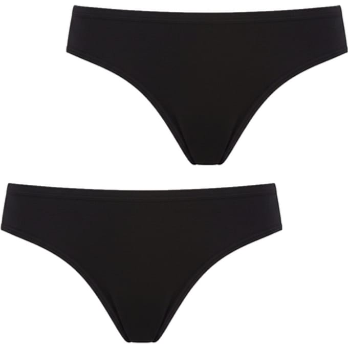 Set van 2 Micromodal Bikini Slipjes voor Vrouwen Q107