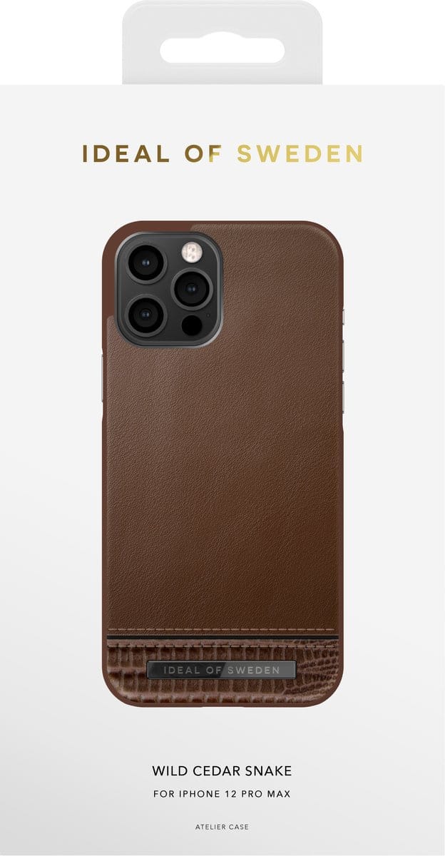 iDeal of Sweden Atelier Case Unity voor iPhone 12 Pro Max Wild Cedar Snake