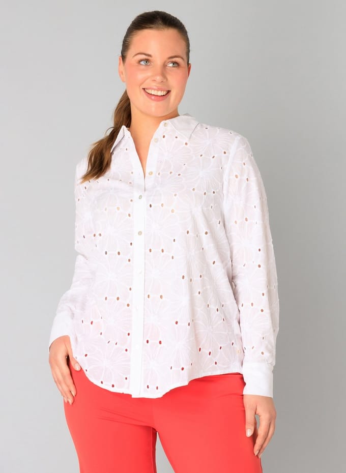 YESTA Valente Tops - Off White - maat 0(46)