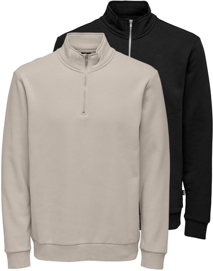 Only & Sons Heren sweattroyer 2 pack Ceres
