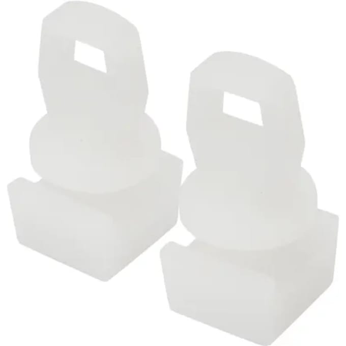 Basislijn - Eindstop - Plus - Wit