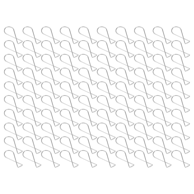 100 stuks Hanghaak Gegalvaniseerd Staal Automatische Terugslagklemmen Plafond Decoratieve Gespen
