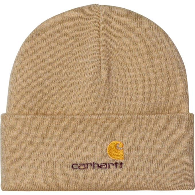Carhartt Wip America Script Beanie Bruin