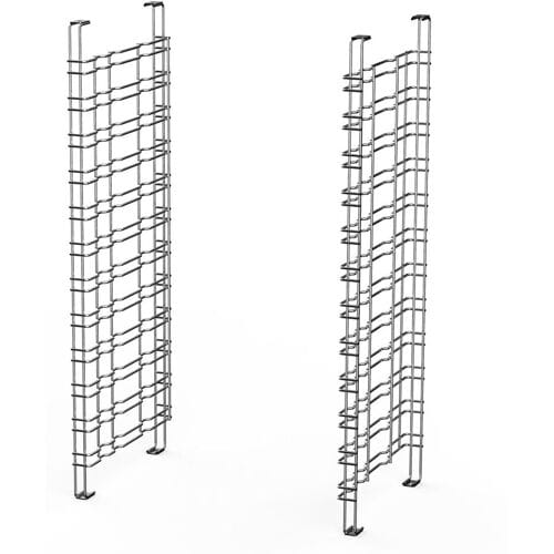 GGM Gastro Halterung für 12x GN 1/1 Zilver