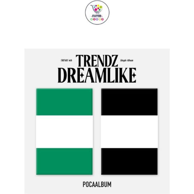 POCA ALBUM Ver TRENDZ 4e Single Album DREAMLIKE Random Ver black