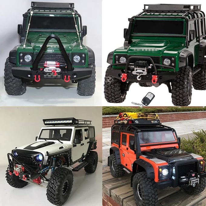 RC Lier met Afstandsbedieningssysteem Compatibel met 1/10 1/8 Traxxas TRX4 Trx4 Axial SCX10 zwart