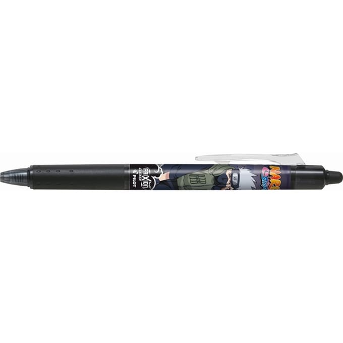 Rollerpen PILOT friXion clicker Naruto medium Zwart - 1 Stuk
