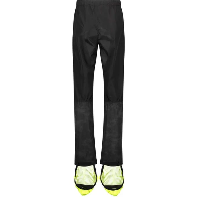 AGU Winter Regenbroek - Regenbroek - Fietsbroek - Heren - M - Winddicht - Waterkolom 10.000mm - Hi-vis neon geel - Reflecterend - Inclusief schoenhoezen