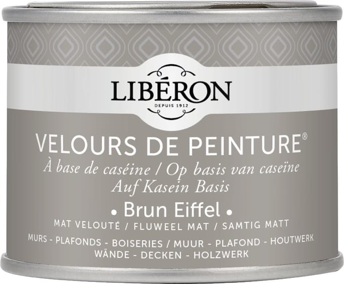 Liberon Velours De Peinture Muurverf - Mat - Brun Eiffel - 0,125l