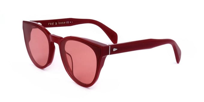 Rag & Bone RNB1013/S Red 61/20/145 WOMAN Zonnebrillen