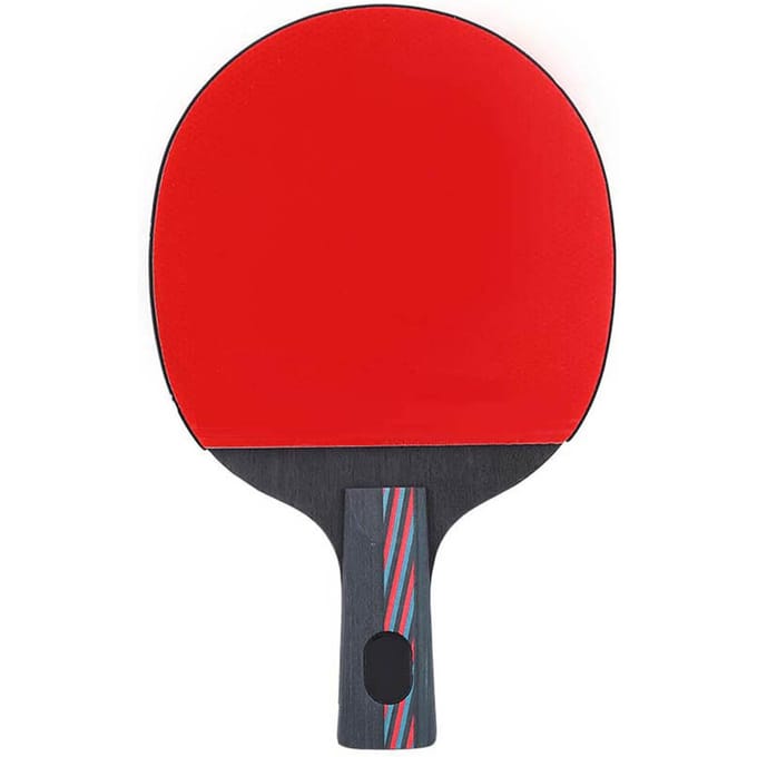 1 Stuks Pingpongbal Rackets Tafeltennis Racket Bat Paddle Accessoires (Penhold) red