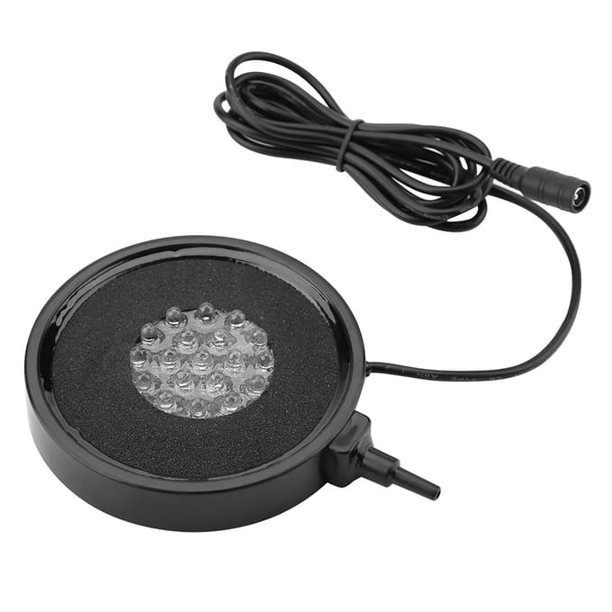LED Aquarium Luchtbelsteen Licht Kleurveranderende Lamp Vissenkom Decor gray