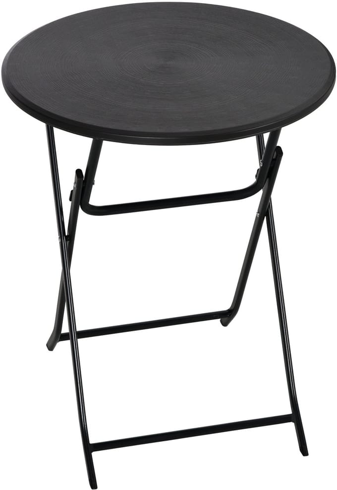 Outsunny - Opvouwbare Tuintafel - Staal & HDPE - Donkergrijs