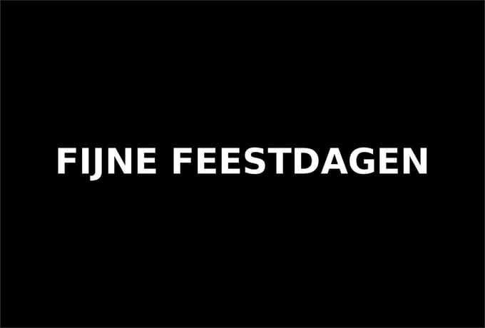 Deurmat Fijne Feestdagen - Zwart - 60 x 40 cm - Deurmat Binnen - Droogloopmat - Deurmat met Tekst - Schoonloopmat - Grappige Deurmat