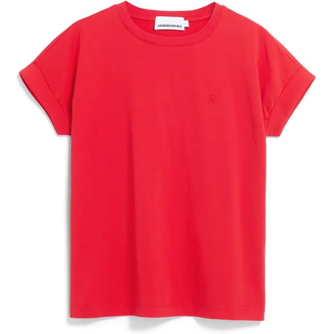 Loose fit T-shirt van pure katoen model 'IDAARA'